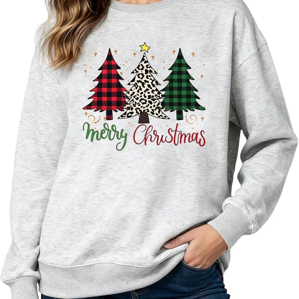 Women's Christmas Tree Graphic Sweater